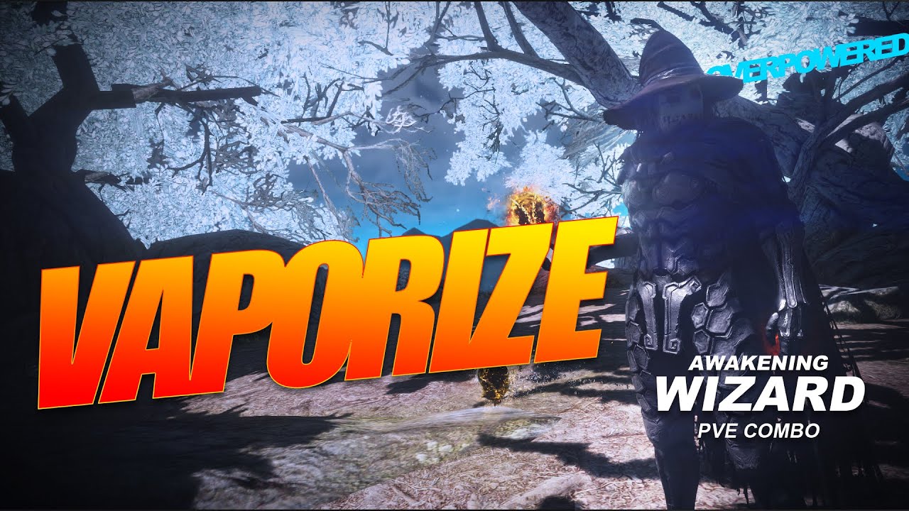 BDO Wizard Awakening | VAPORIZE | PVE Combo