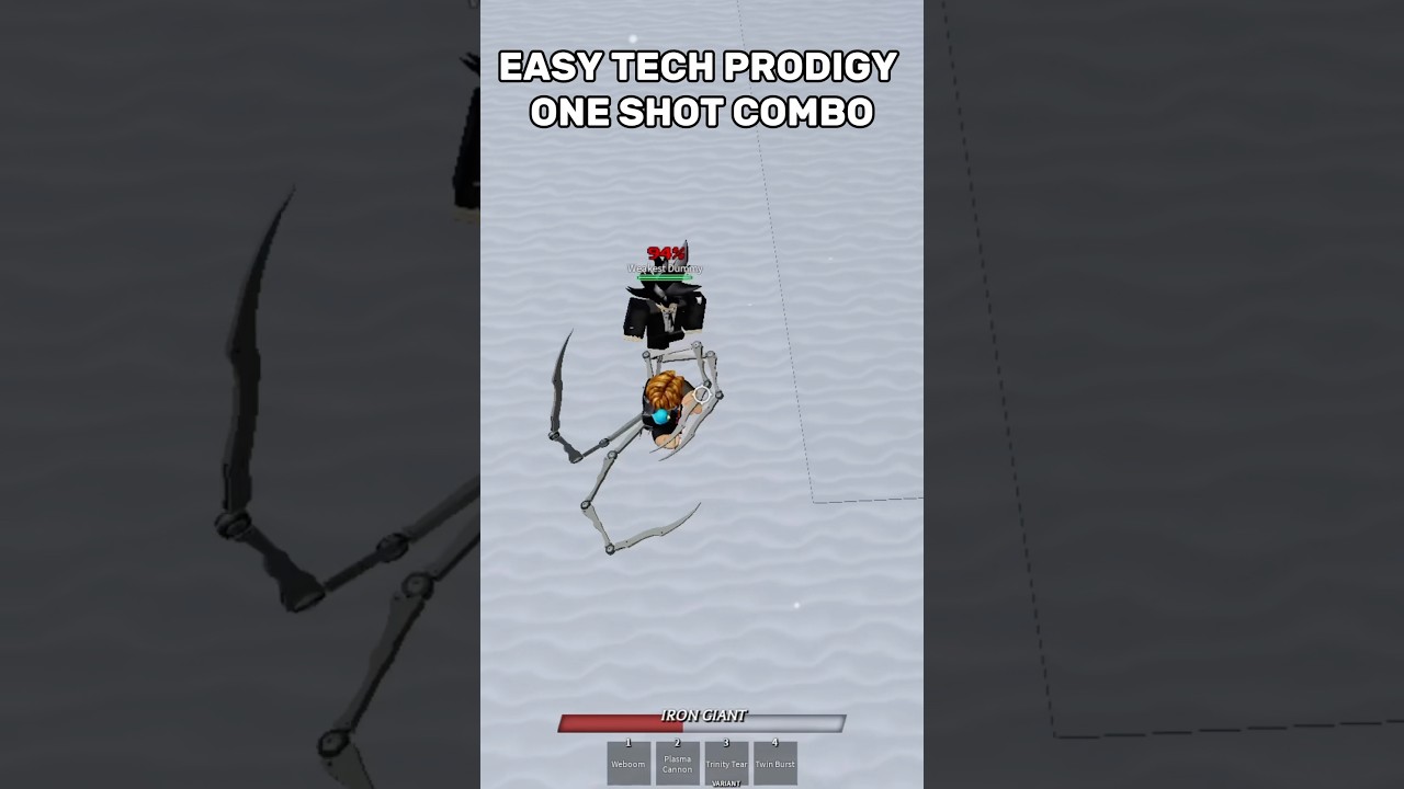 Easy tech prodigy combo #tsb #tsbg #thestrongestbattlegrounds #strongestbattlegrounds