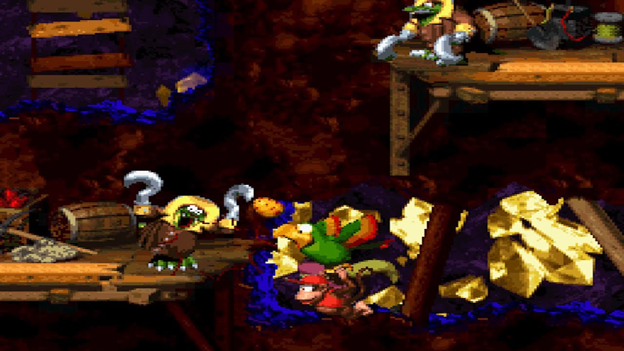 Donkey Kong Country 2: Level 11: Squawks' Shaft