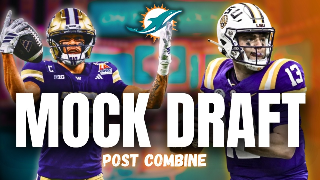 Пробный драфт Miami Dolphins 2026 года (7 раундов) с обменами!