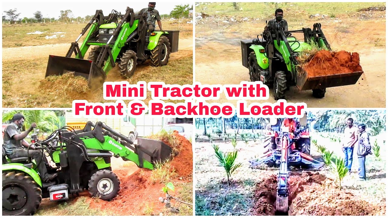 குறைந்த செலவில் Mini Tractor-ஐ JCB ஆக மாற்றலாம் | Mini Tractor With Ranton Front loader