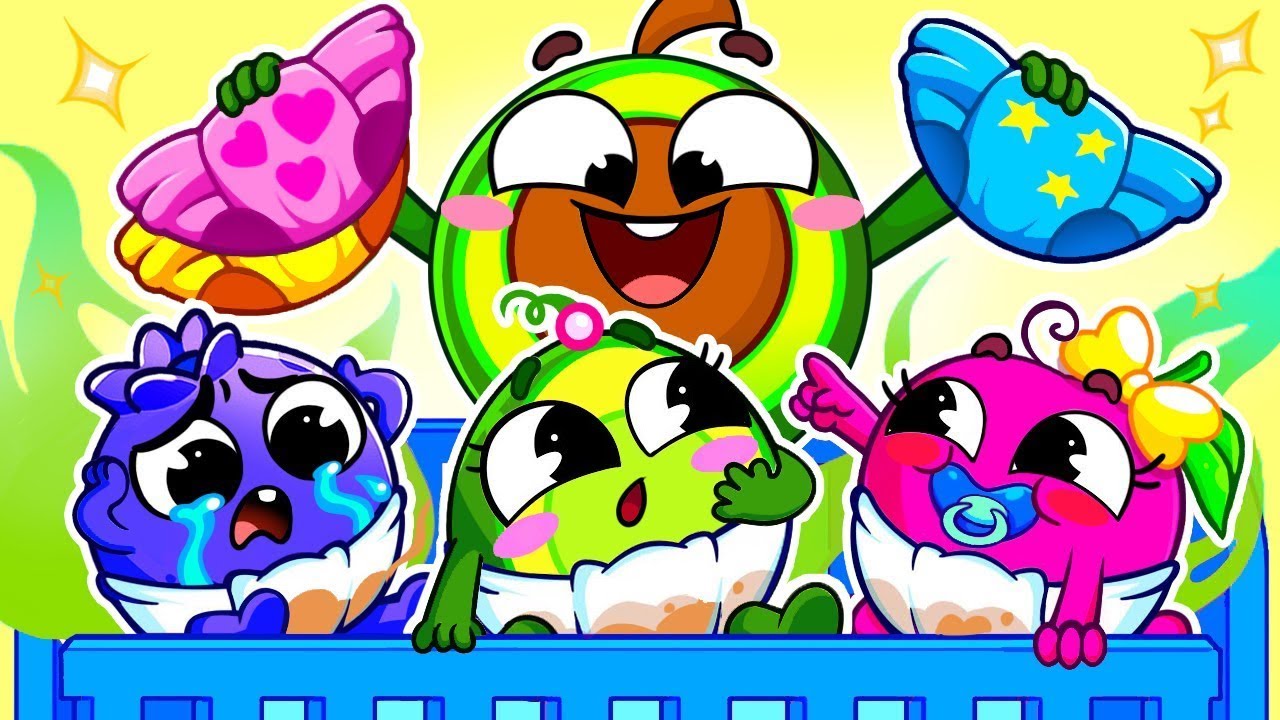 Don't Cry! Clean Diaper! 🍼💖 Siblings Song | Kids Songs & Nursery Rhymes | PP Stories #cartoon #baby