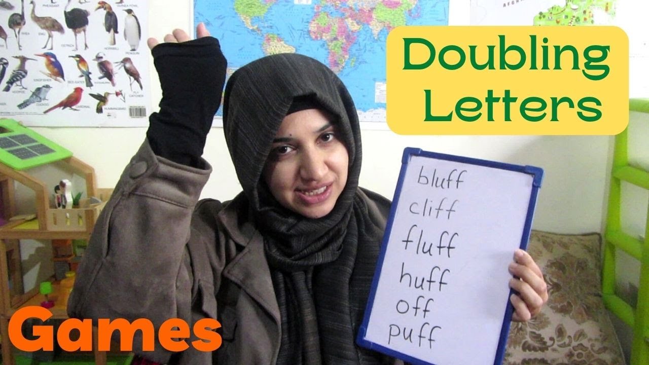 Why DOUBLE LETTERS at the end of Words? | Some Games to quickly learn this Concept | SARA MEER