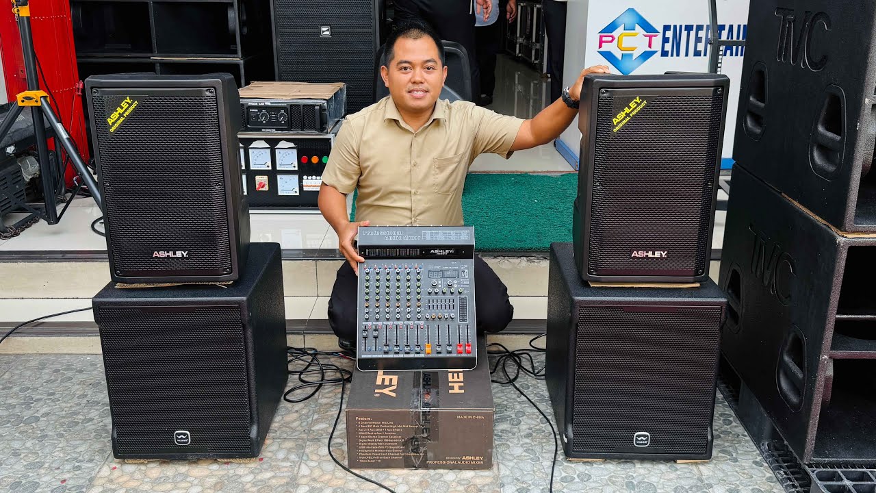 PAKET FULLSET MINIATUR ASHLEY DB 10A SUBWOOFER WISDOM 12INC