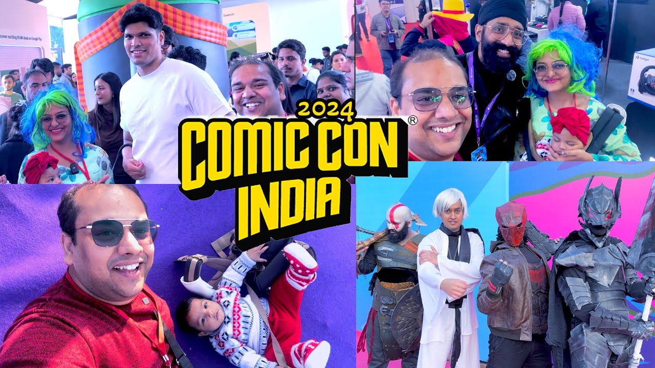 COMIC CON DELHI 2024 | Meet Up With Mythpat, Sikhwarrior & Subscribers