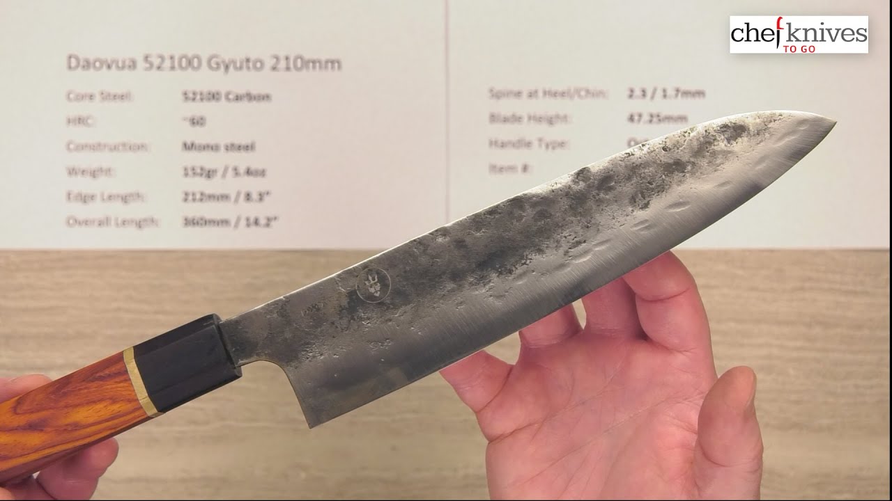 Daovua 52100 Gyuto 210mm: краткий обзор