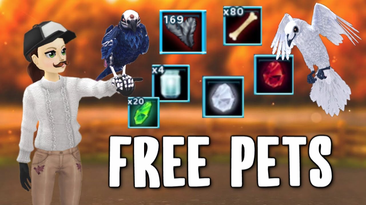 HOT TO GET TWO FREE PETS & QUICK WAY TO GET ALL NEEDED ITEMS (Witch Eye Garnet & more) - Star Stable