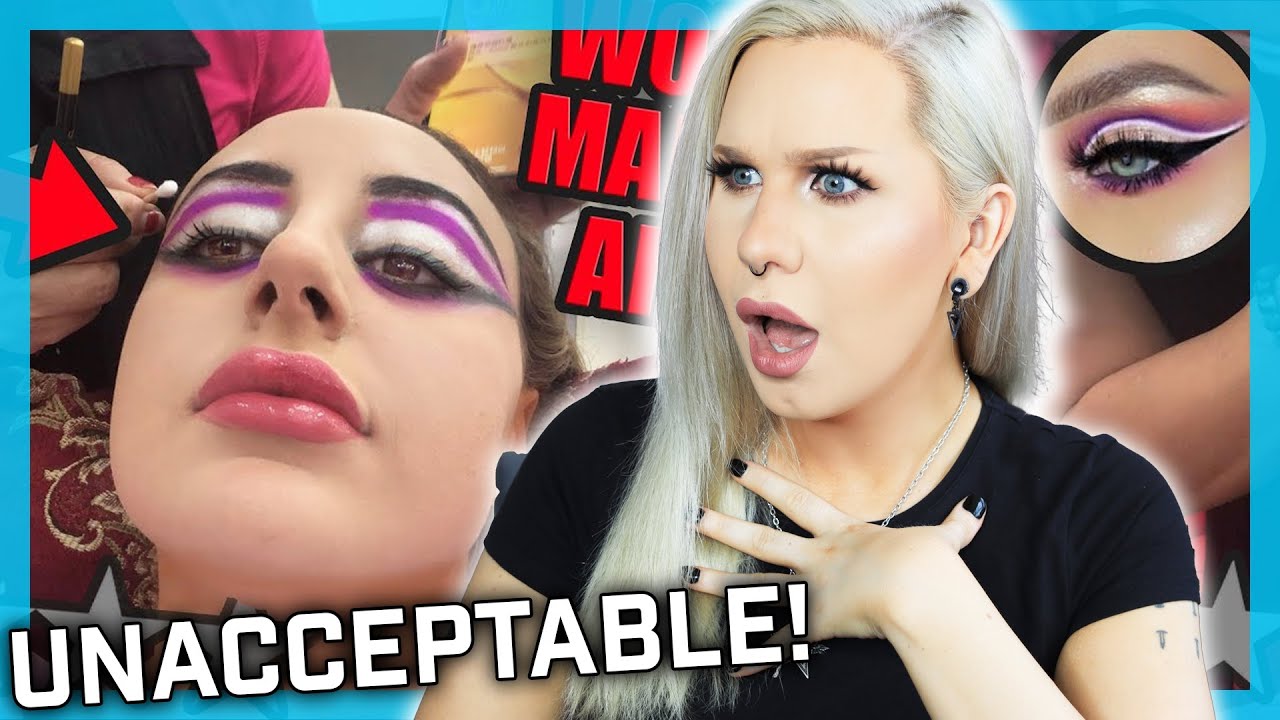 I can't BELIEVE this makeup went so WRONG! Worst Rated MUA Reaction! @Luxeria @Meet The Vloggers