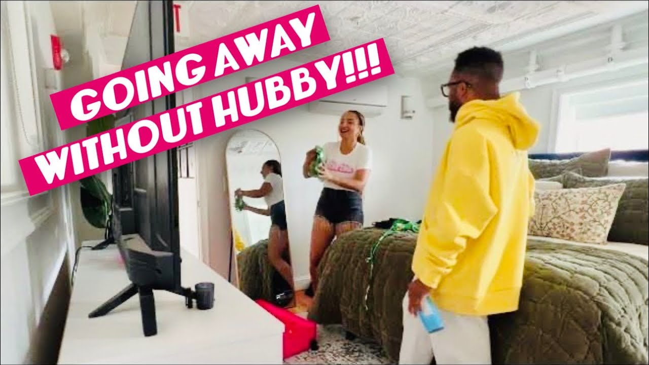 Last minute girl’s trip PRANK on hubby!!!