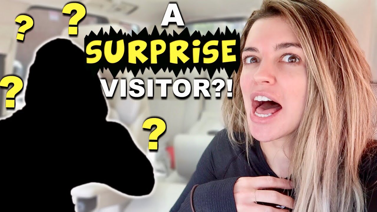 SURPRISE VISITOR!?!  | Leg Workout + Bands