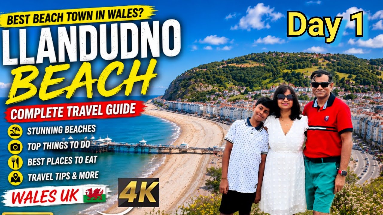 🚗 Llandudno Wales Travel 2026 | London to Seaside Town |Coastal Views|Best Things to Do guide ,wales