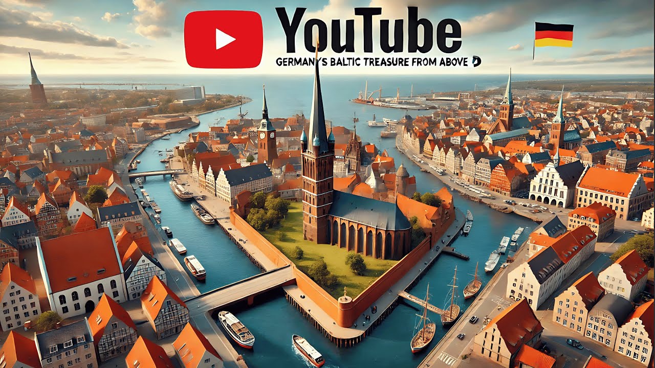 Rostock, Germany: A Spectacular Aerial Tour in 4K 🇩🇪✨ | 4K Drone Footage