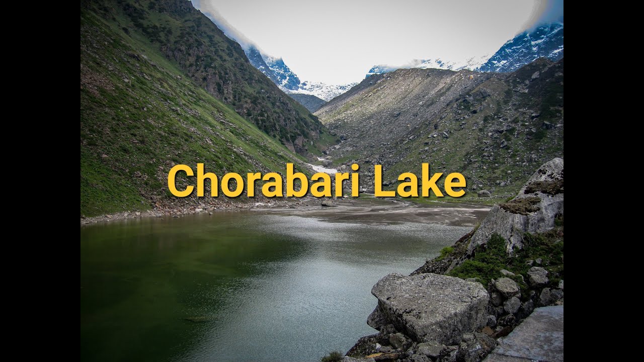 Kedarnath Dham and Chorabari lake before 2013 disaster.