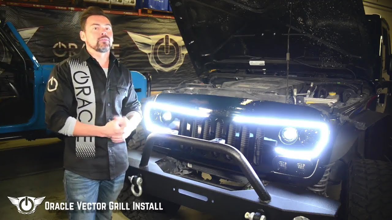 Oracle Vector Grill Install on Jeep Wrangler JK