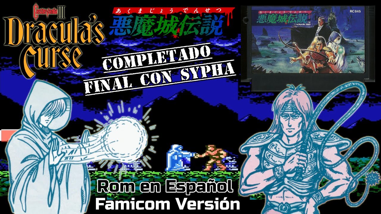 Castlevania III - Dracula´s Curse - Akumajou Densetsu (Español) (Final con Sypha) NES - FAMICOM
