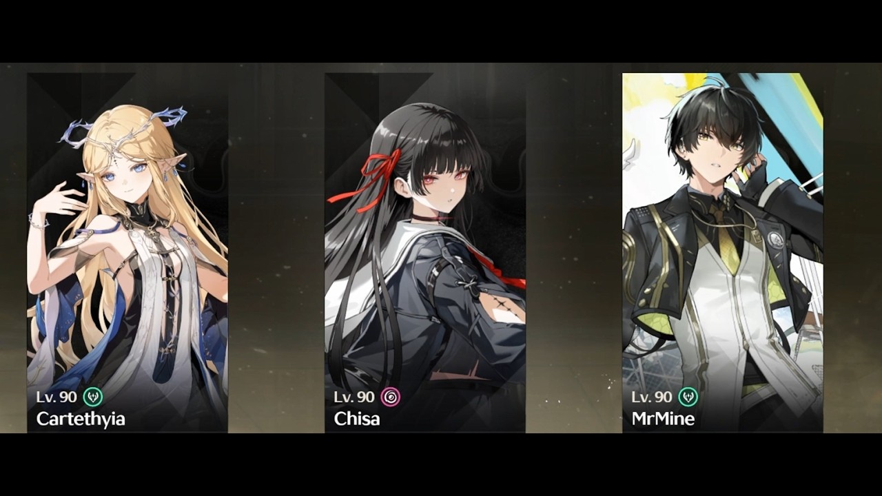 Cartethyia S0R1, Rover S6R5, Chisa S0R0  FIRE TEAM! | WUWA | Echoing Tower |