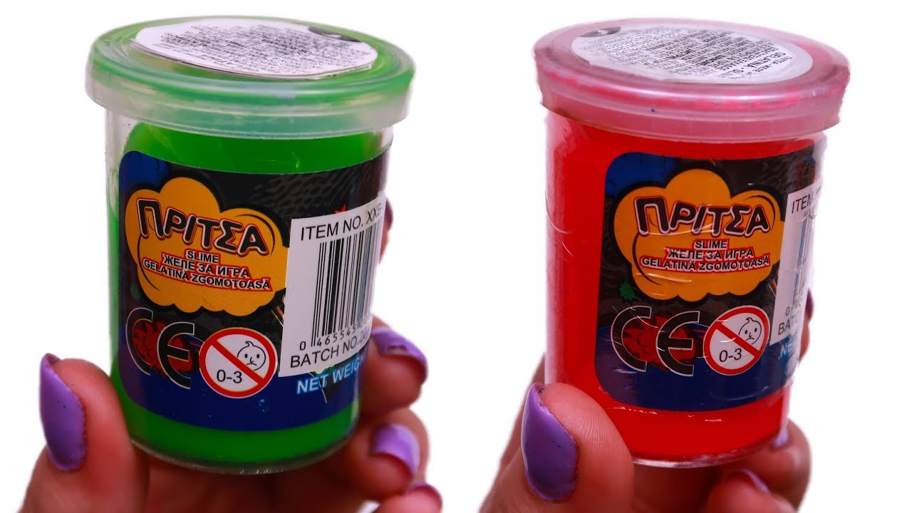 Transform 2 slime-uri cumparate ieftine in slime calitativ 😍