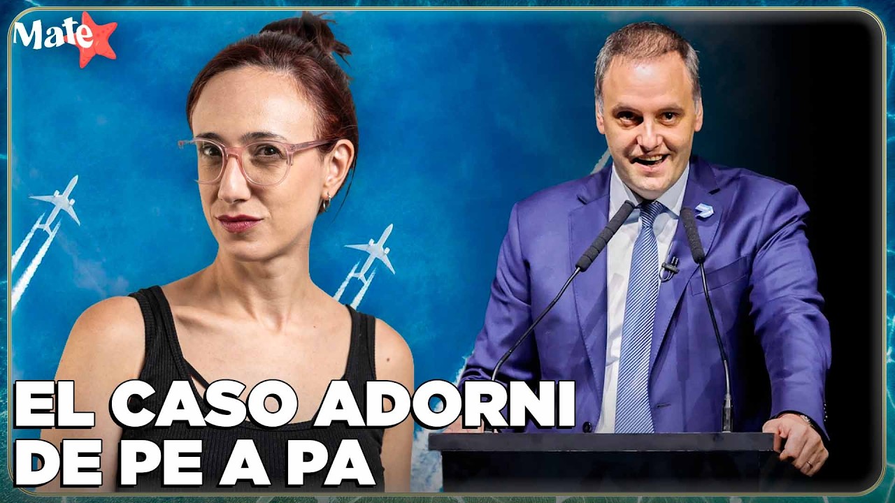 EL CASO ADORNI DE PE A PA | VUELO CON LA ESPOSA EN EL AVIÓN PRESIDDENCIAL | AVIÓN PRIVADO A PUNTA