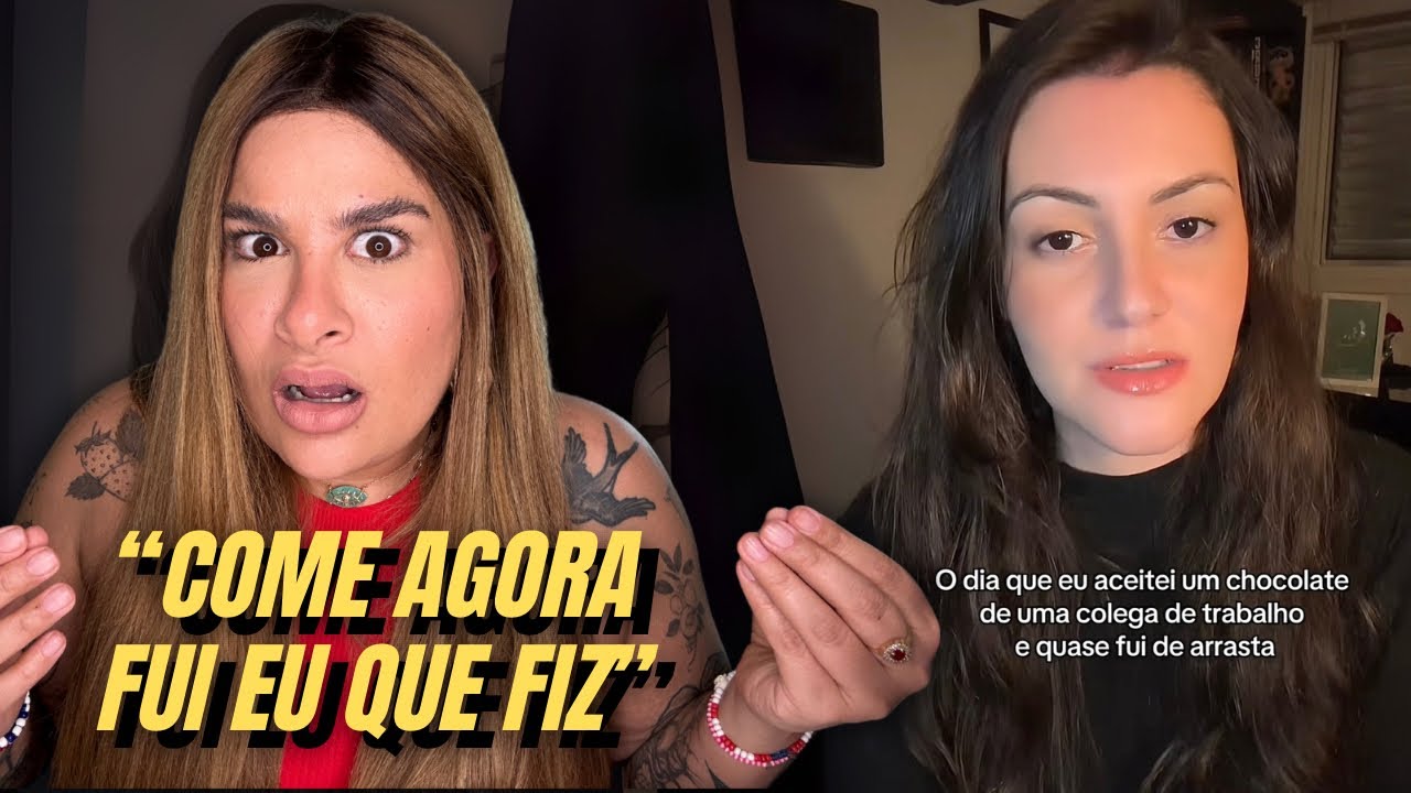 NÃO ESPERAVA ISSO NO BOLO QUE GANHEI DA MINHA AMIGA