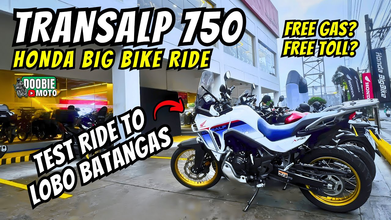 HONDA TRANSALP 750 FIRST RIDE! Honda Big Bike Ride Event 2025! Ride and Review! | Motovlog