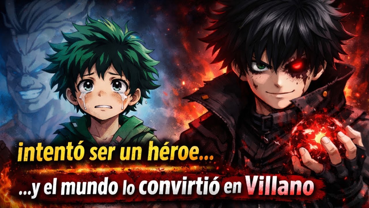 ¿QHPS Izuku intentaba suicidarse, era rescatado por AllForOne y se convertía en Villano? Cap 1 al 8