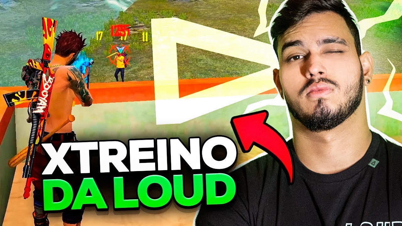 💚 XTREINO INSANO! SQUAD EMULADOR DA LOUD 🔴 FREE FIRE - AO VIVO 💚 LOUD JORDAN