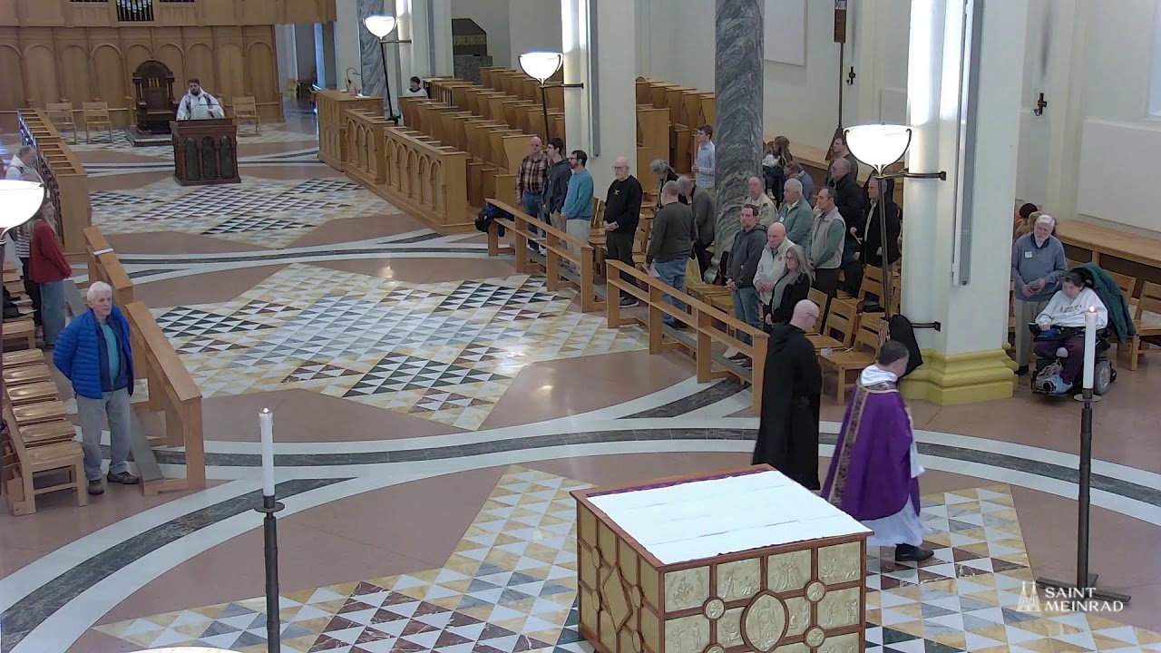 First Sunday of Lent Mass on February 22, 2026.