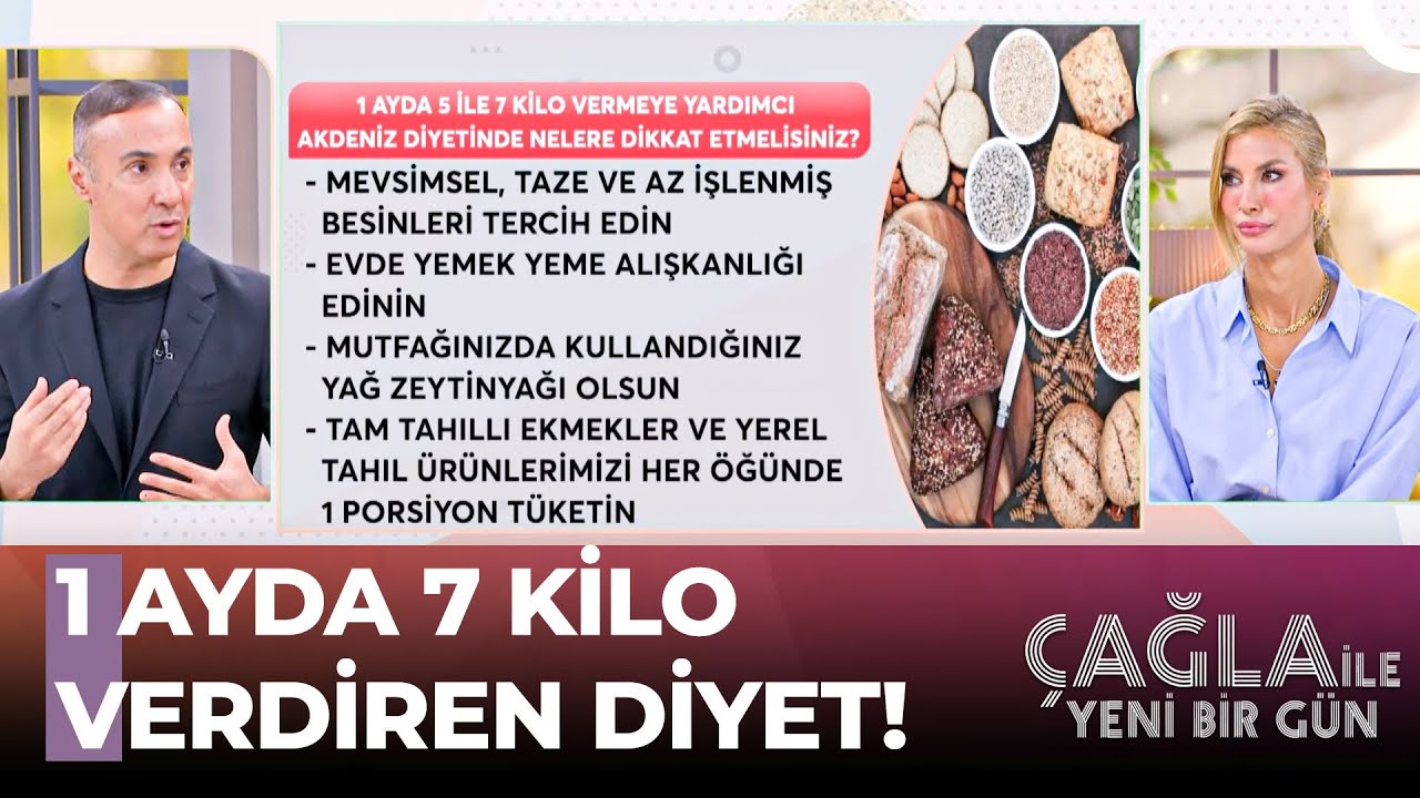 Çok Etkili ve Sağlıklı Akdeniz Diyeti - Çağla İle Yeni Bir Gün 1124. Bölüm
