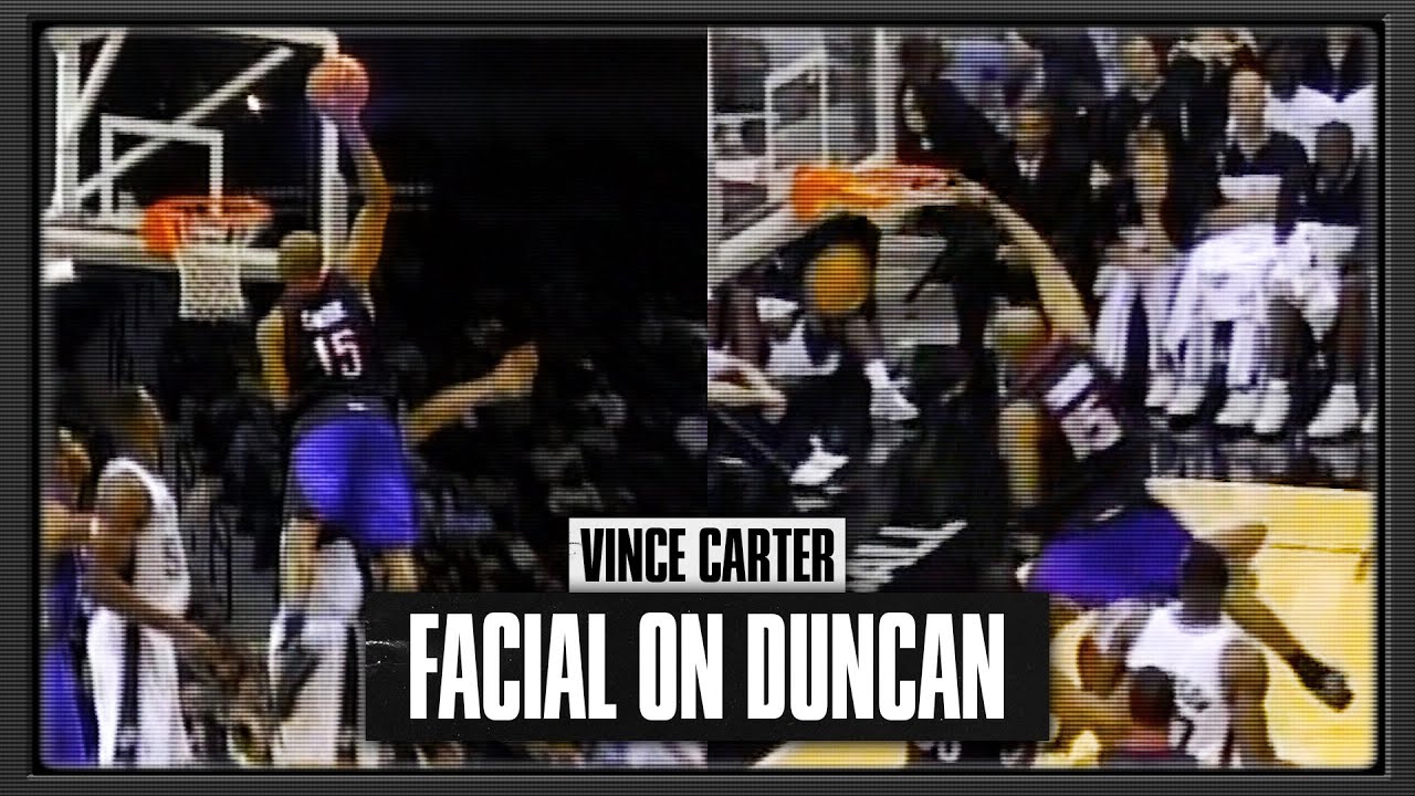 When Vince Carter POSTERIZED Tim Duncan | November 1st 2002