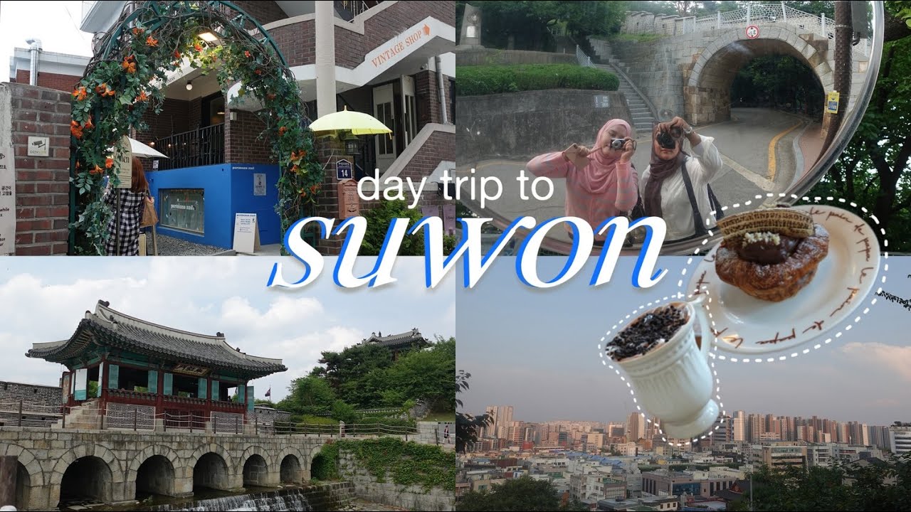 korea diaries 🇰🇷 : trip to suwon, cafe hopping, k-drama filming spots (lovely runner, 2521 & more)