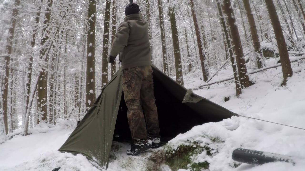 Silent Wintercamp mit Petromax Loki Zeltofen