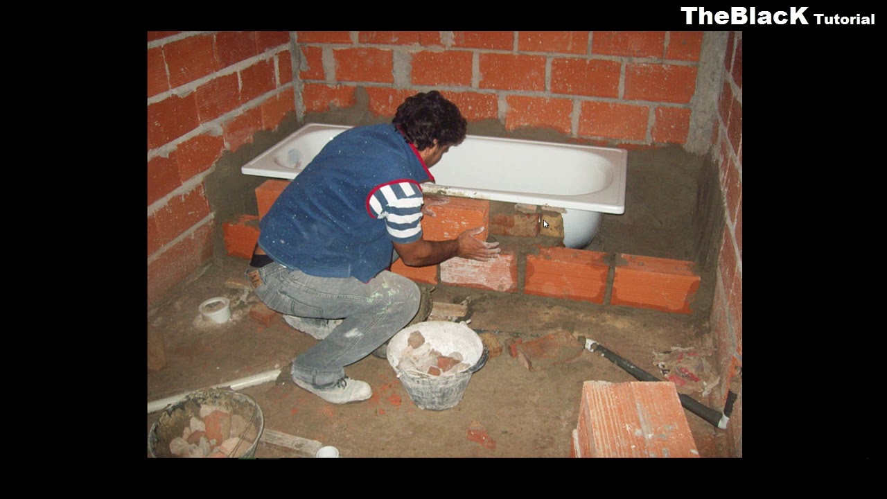 Colocar Bañera o Tina - Desagüe