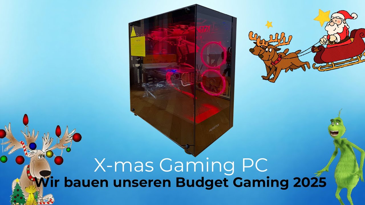 Der Last-Minute Budget Gaming-PC 🎁  Christmas Edition 2025 🎁  Was bekommt man für 330 Euro?