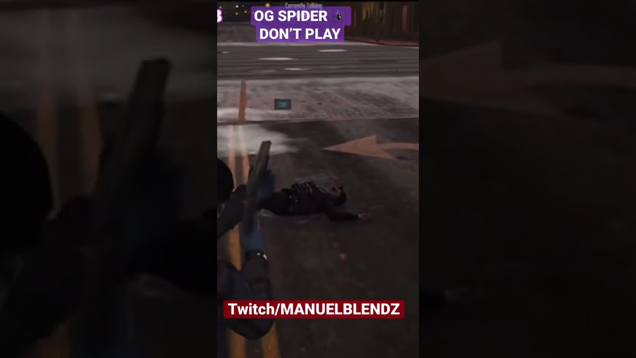 OG SPIDER 🕷 DONT PLAY 😳 #short twitch/manuelblendz