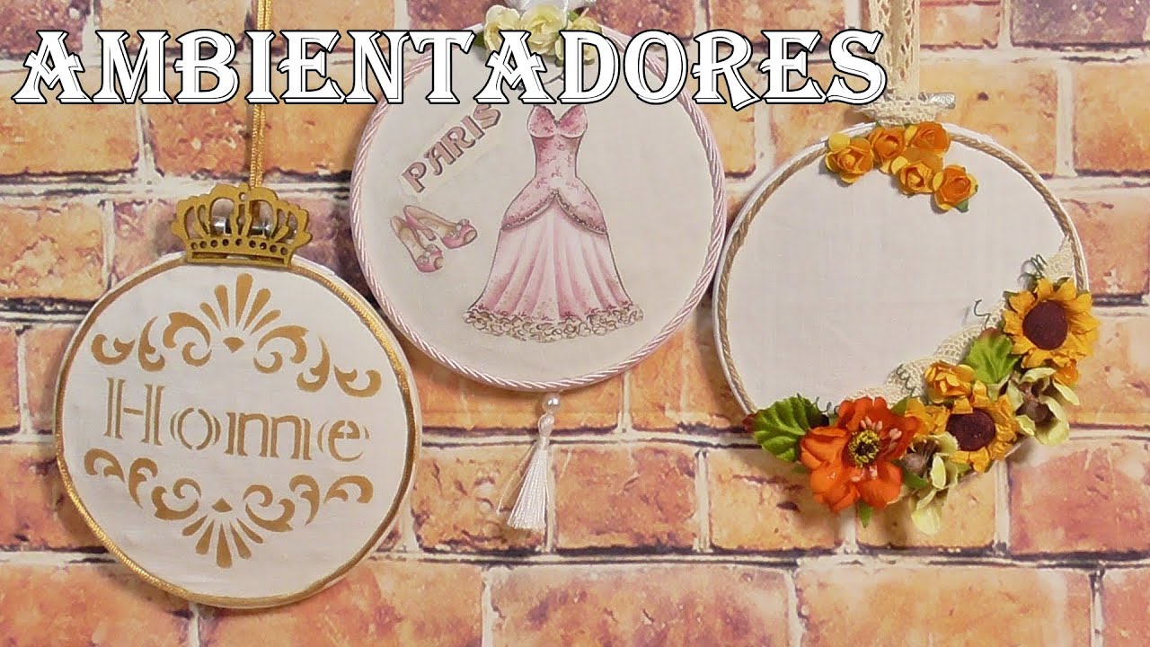 Como decorar y perfumar tu casa.  Bastidores ambientadores. Reto MakeMyCraftChallenger