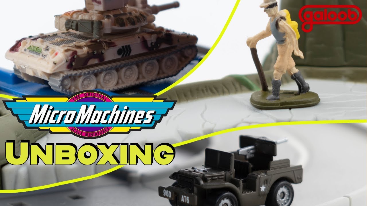 Micro Machines - Opening 3 vehicle sets from the 80's-90's (Military @NatGeo)