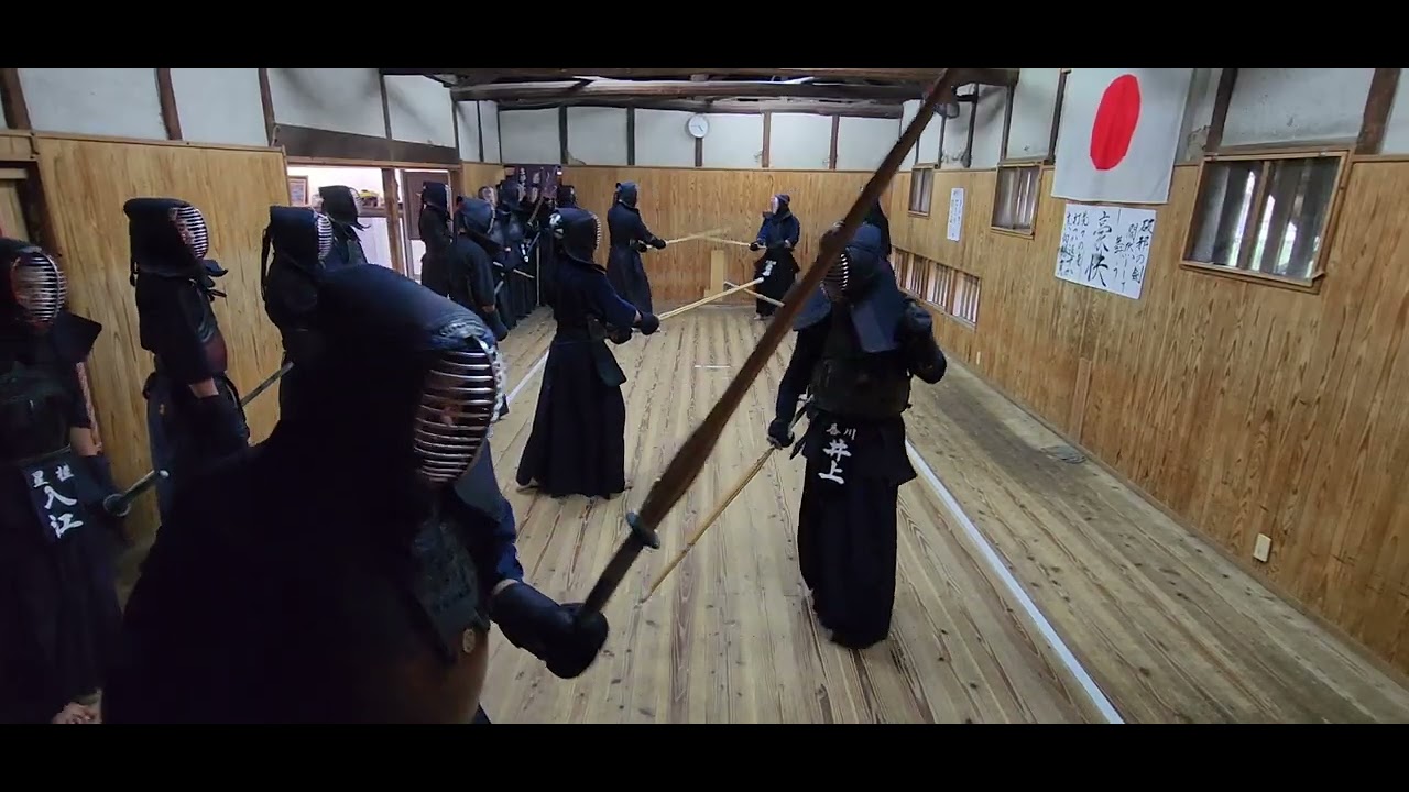 井上範士の指導稽古。(光龍館)