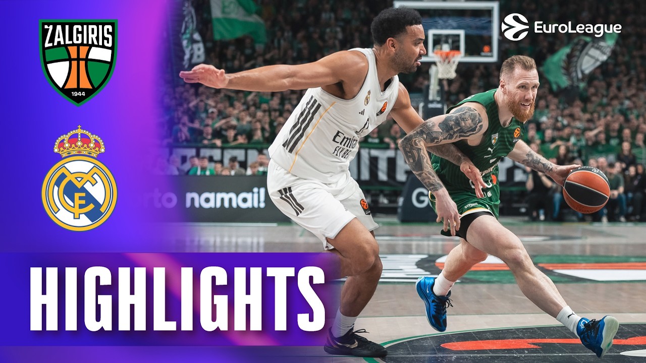 NAIL BITER in Kaunas | Zalgiris - Real Madrid | R32  BASKETBALL HIGHLIGHTS 2025-26