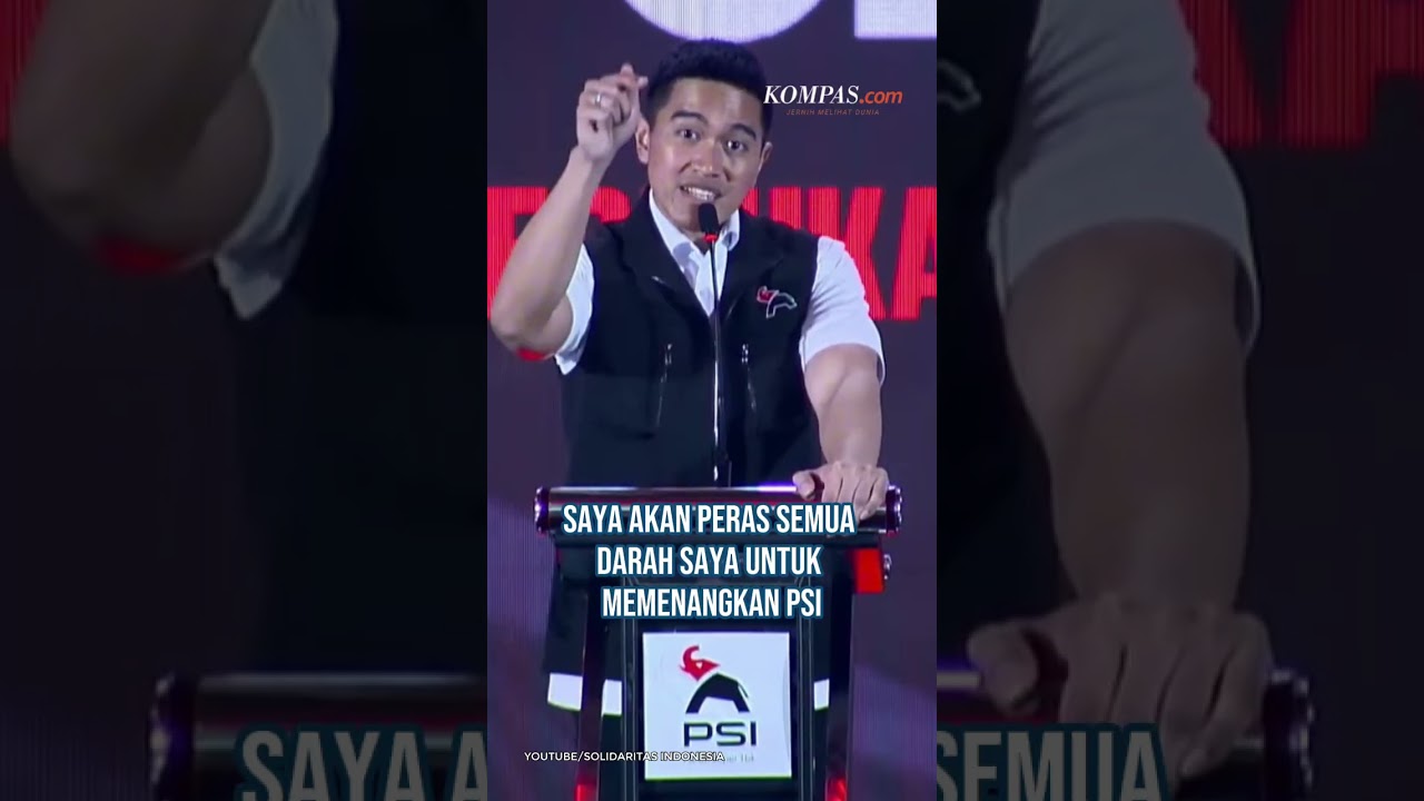 Kaesang: Saya Akan Peras Semua Darah untuk Memenangkan PSI
