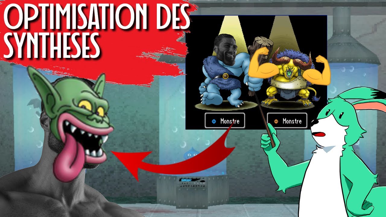 La synthèse optimisée dans Dragon Quest Monster : Joker 1 & 2