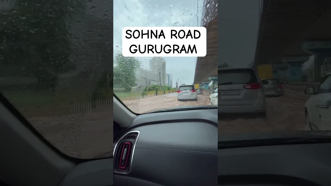 Water Logging Sohna Road Gurugram | #gurugram #delhi #dwarkaexpressway #sohnaroad