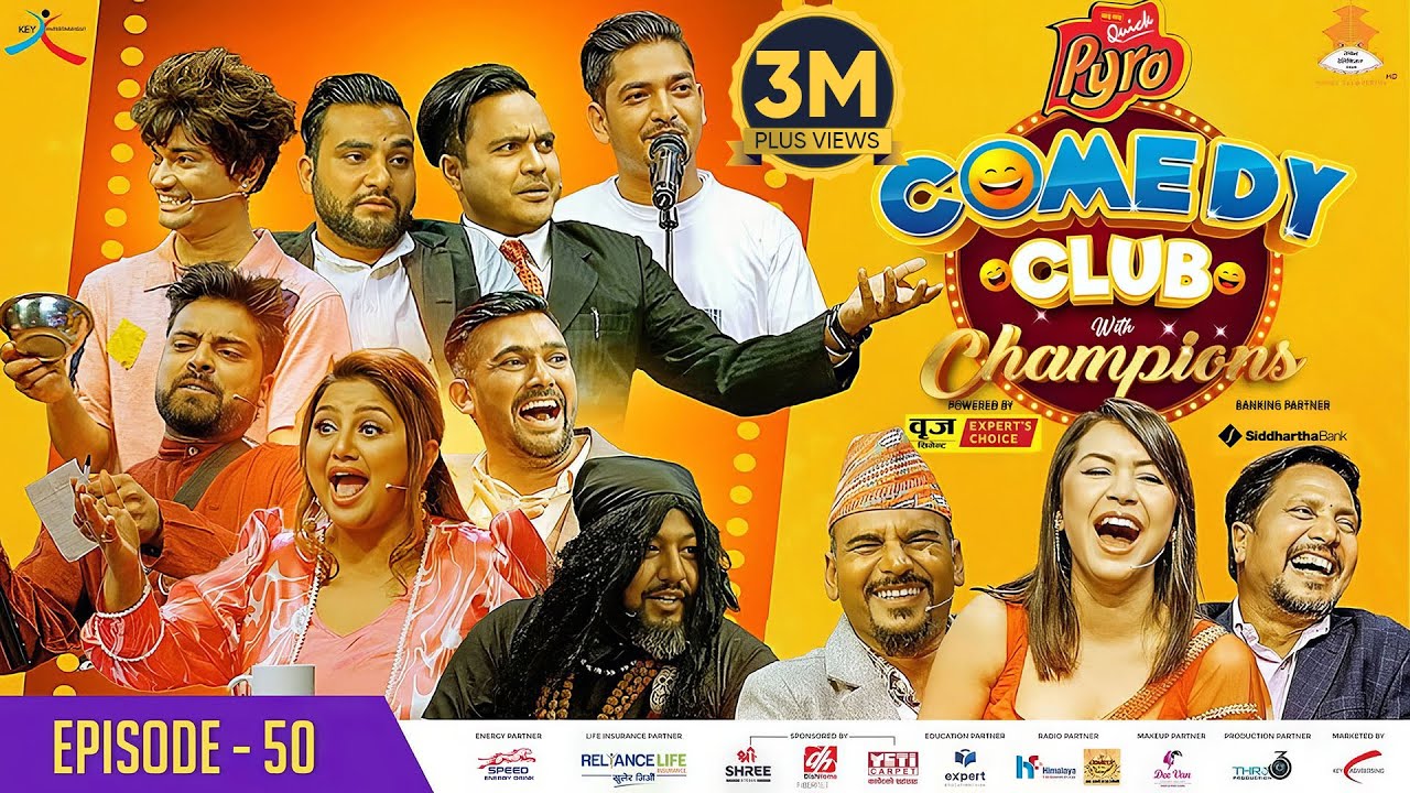WAI WAI QUICK PYRO COMEDY CLUB WITH CHAMPIONS | EPI 50 | Deepak Raj , Kedar Ghimire, Benisha