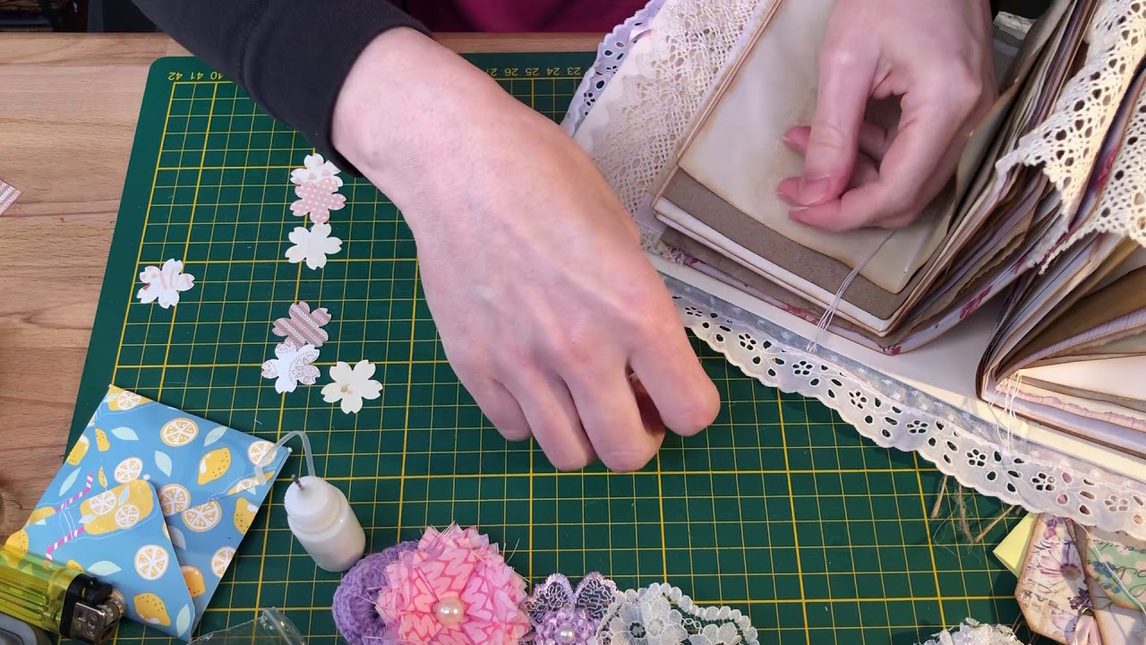 Junk Journal #5 Embellissements, trucs et astuces
