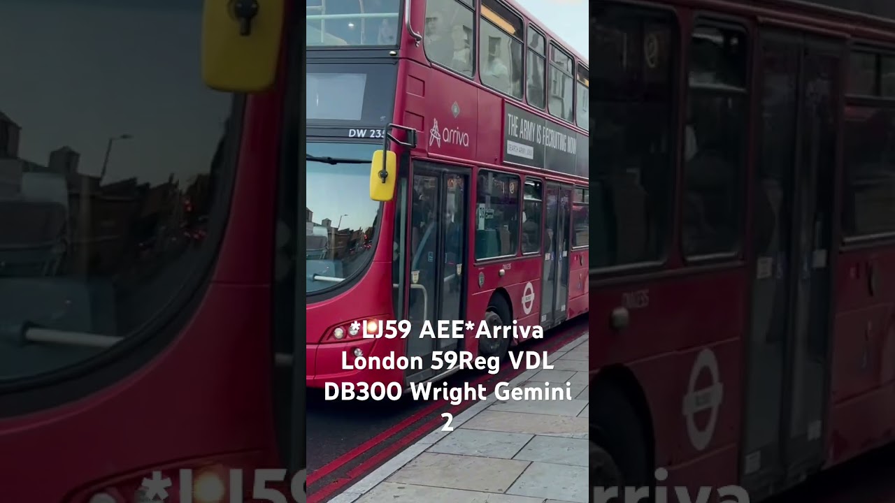 *LJ59 AEE*Arriva London 59Reg VDL DB300 Wright Gemini 2