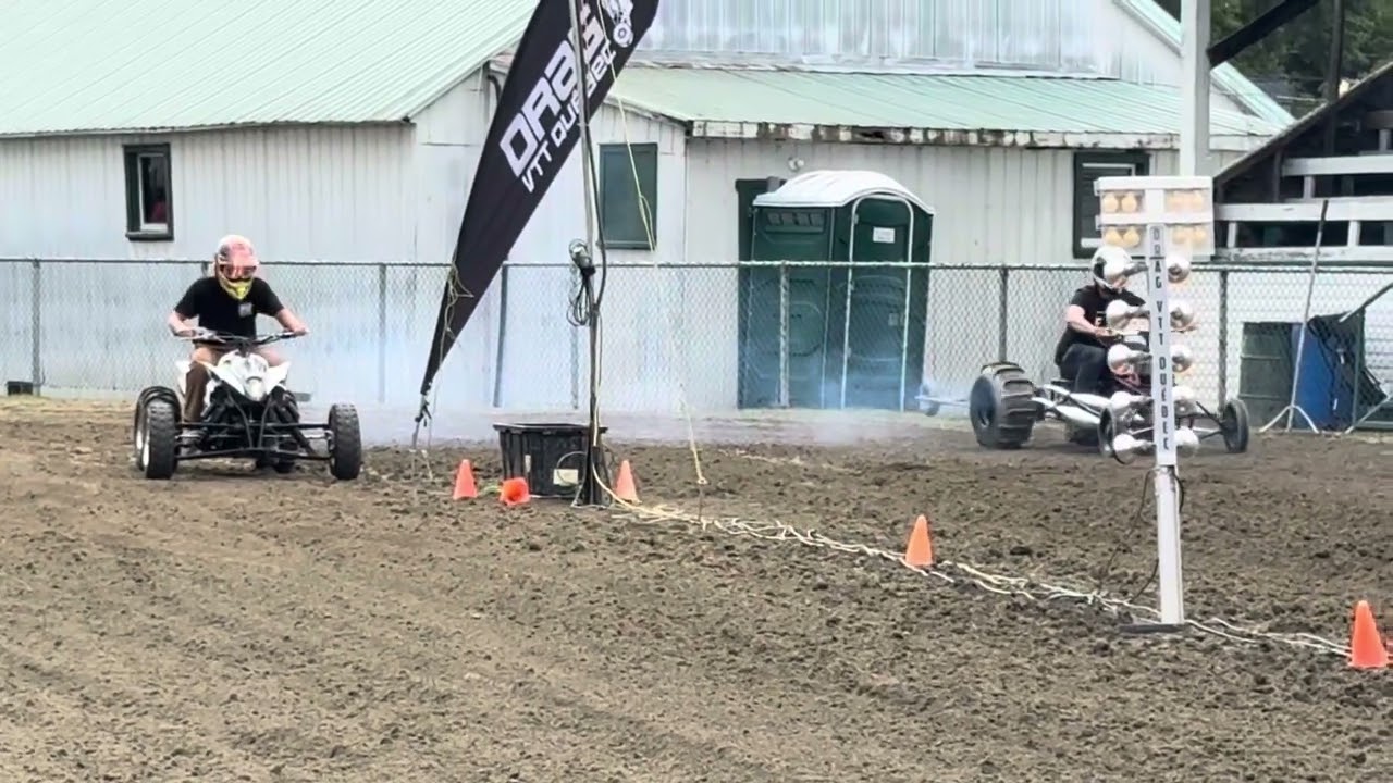 Drag vtt Qu&eacute;bec  au Ayer's Cliff Drag N Show #dragvtt #ayerscliffdragnshow