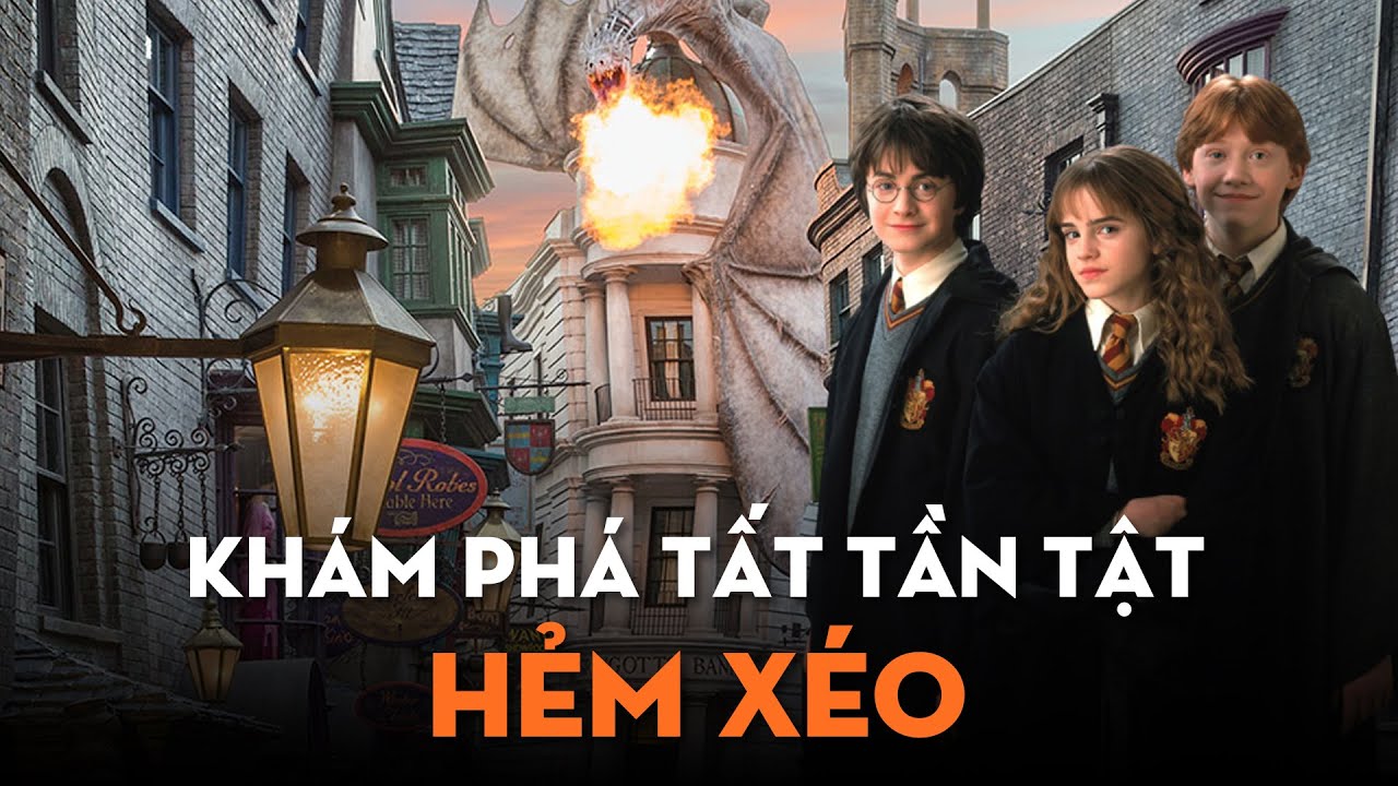 Du xuân Hẻm Xéo - Khám Phá Mọi Ngóc Ngách Trung Tâm Thương Mại Phù Thủy | Ten Harry Potter