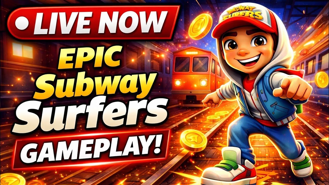 🔴 LIVE NOW – Epic Subway Surfers Gameplay!