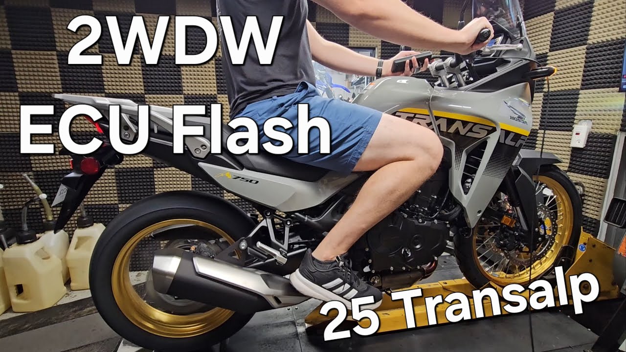 Our custom ECU mapping has COMPLETELY TRANSFORMED the performance of our new 2025 Transalp!