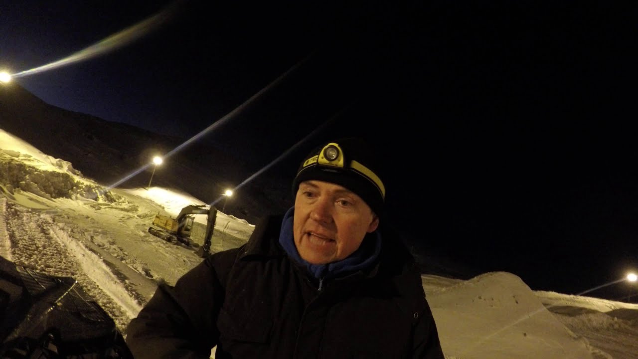 Snocross practice in Hammerfest