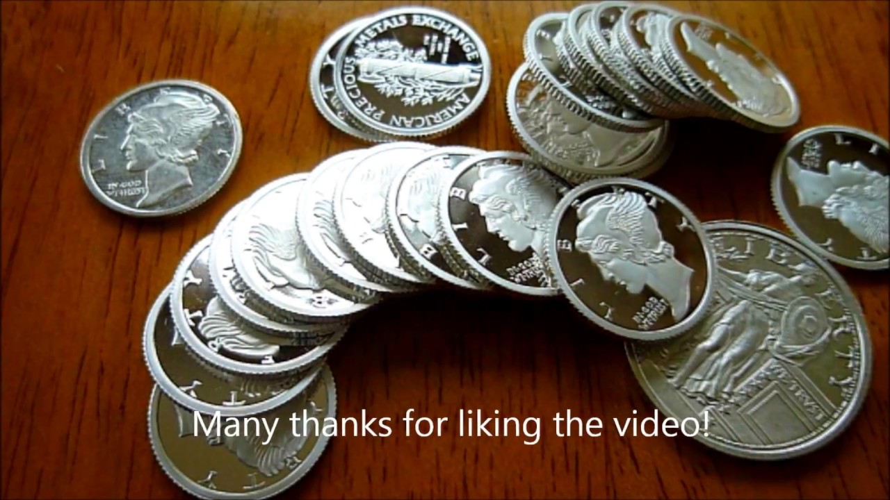 APMEX Mercury Dime Silver Rounds - Wow!